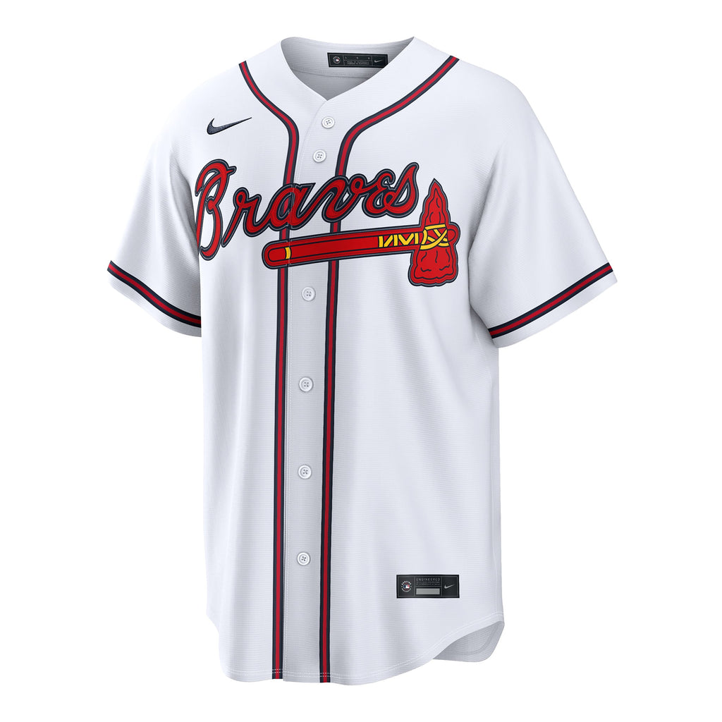 Atlanta Braves Spencer Schwellenbach Nike White Home Replica Jersey