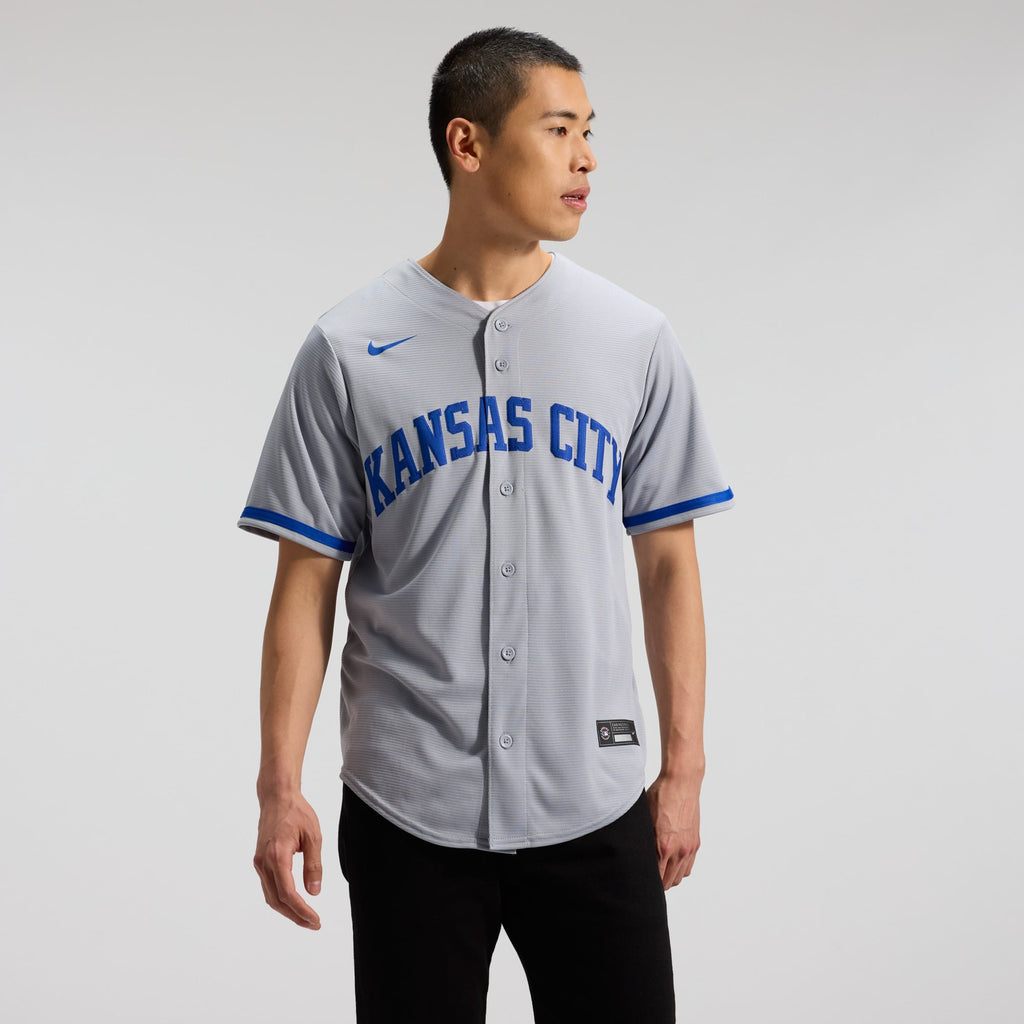 Kansas City Royals Bobby Witt Jr. Nike Gray Road Replica Jersey