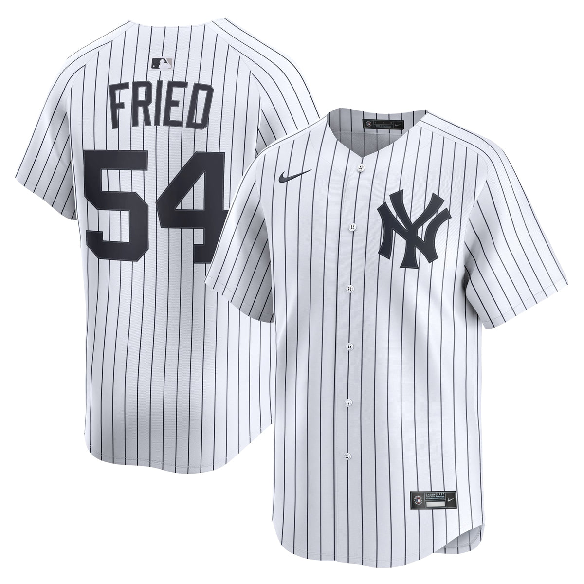 New York Yankees Max Fried Nike Gray Road Limited Player Jersey