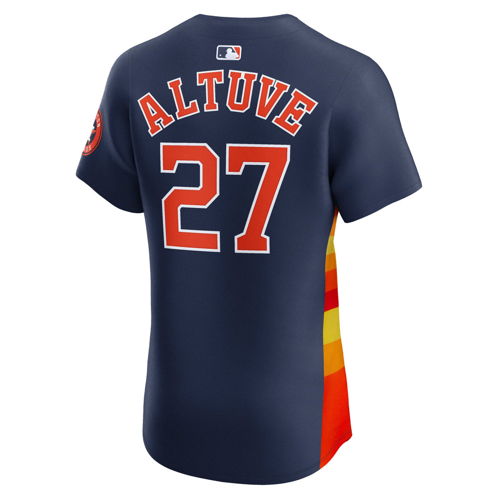 Houston Astros Jose Altuve Nike Orange Alternate Elite Player Jersey