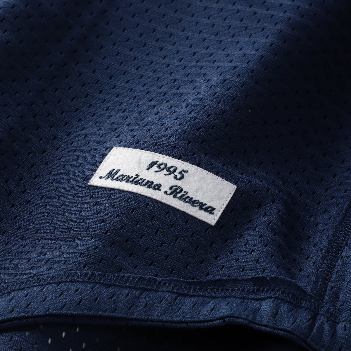New York Yankees Mariano Rivera Mitchell & Ness Navy Cooperstown Collection Big & Tall Mesh Batting Practice Jersey