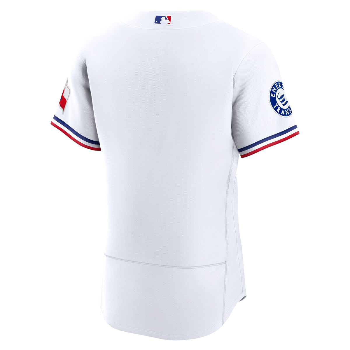 Texas Rangers Nike White Home Sponsor Patch Authentic Jersey