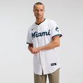Miami Marlins Nike White Home Elite Jersey