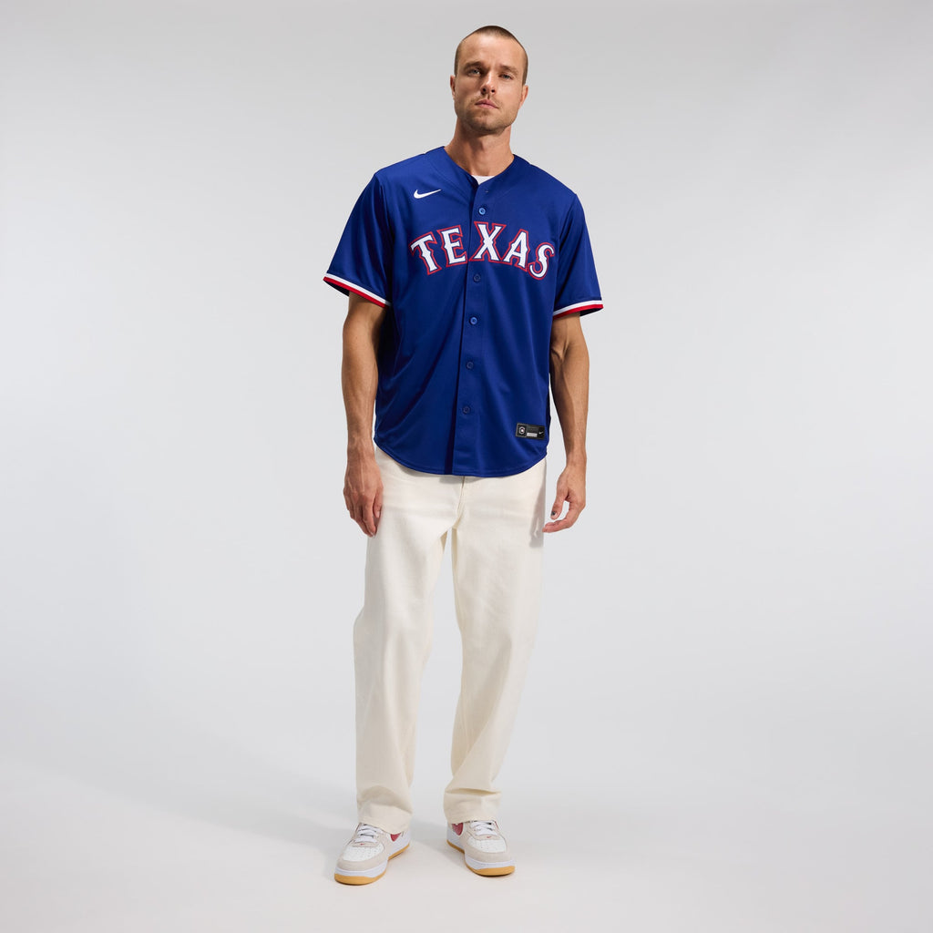Texas Rangers Corey Seager Nike Gray Road Replica Jersey