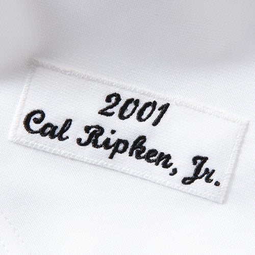 Baltimore Orioles Cal Ripken Mitchell & Ness White Home Authentic Jersey