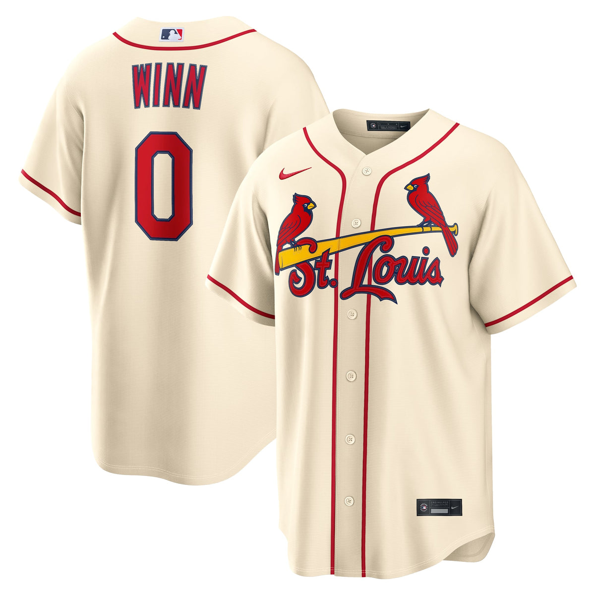 St. Louis Cardinals Masyn Winn Nike Light Blue Alternate Replica Jersey