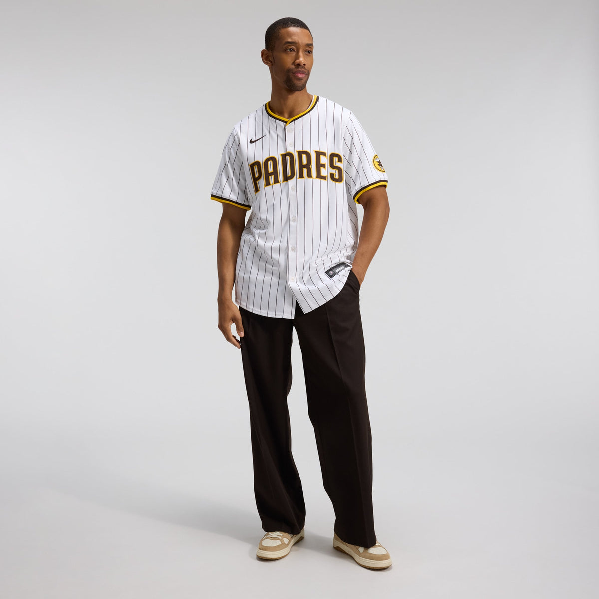 San Diego Padres Fernando Tatis Jr. Nike Brown Road Limited Player Jersey