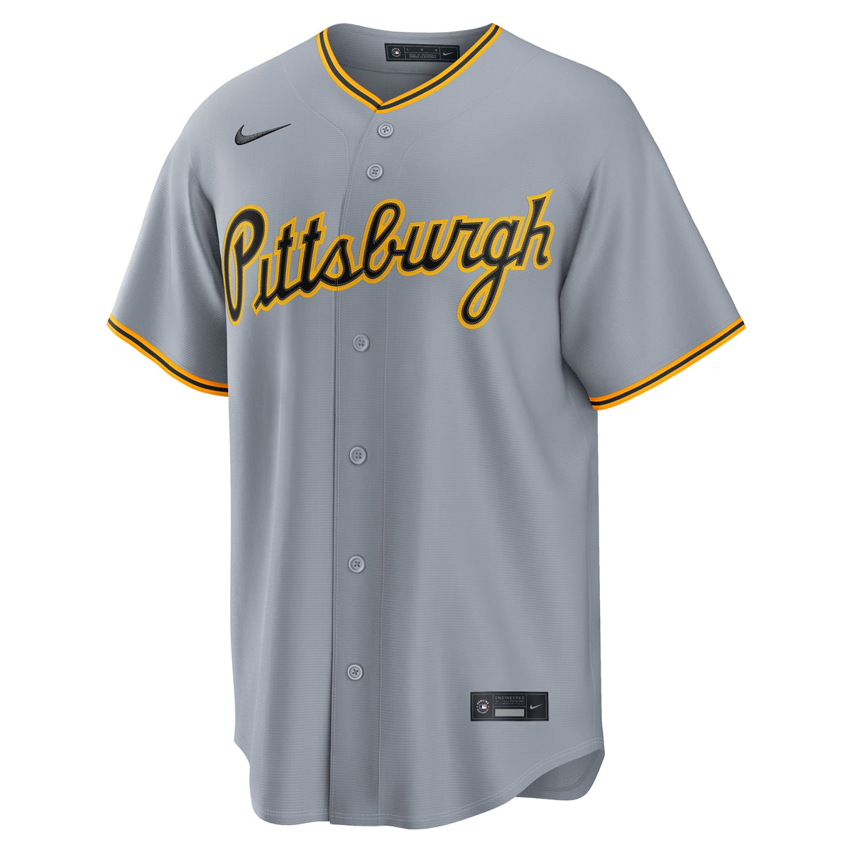 Pittsburgh Pirates Paul Skenes Nike Gray Road Replica Jersey