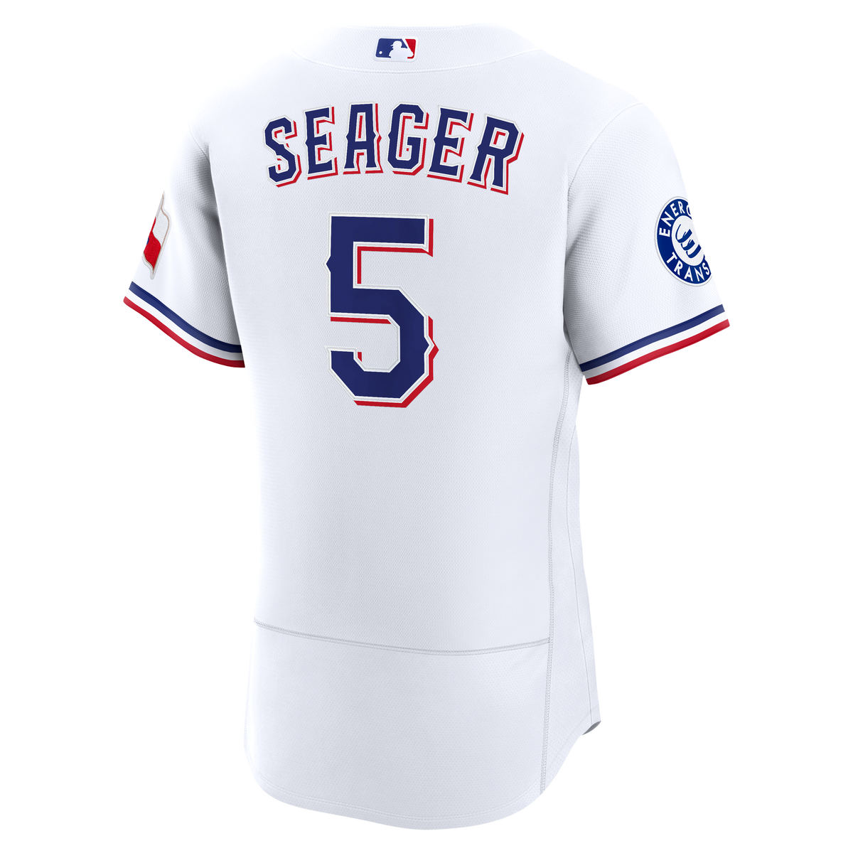 Texas Rangers Corey Seager Nike White Home Authentic Sponsor Patch Jersey