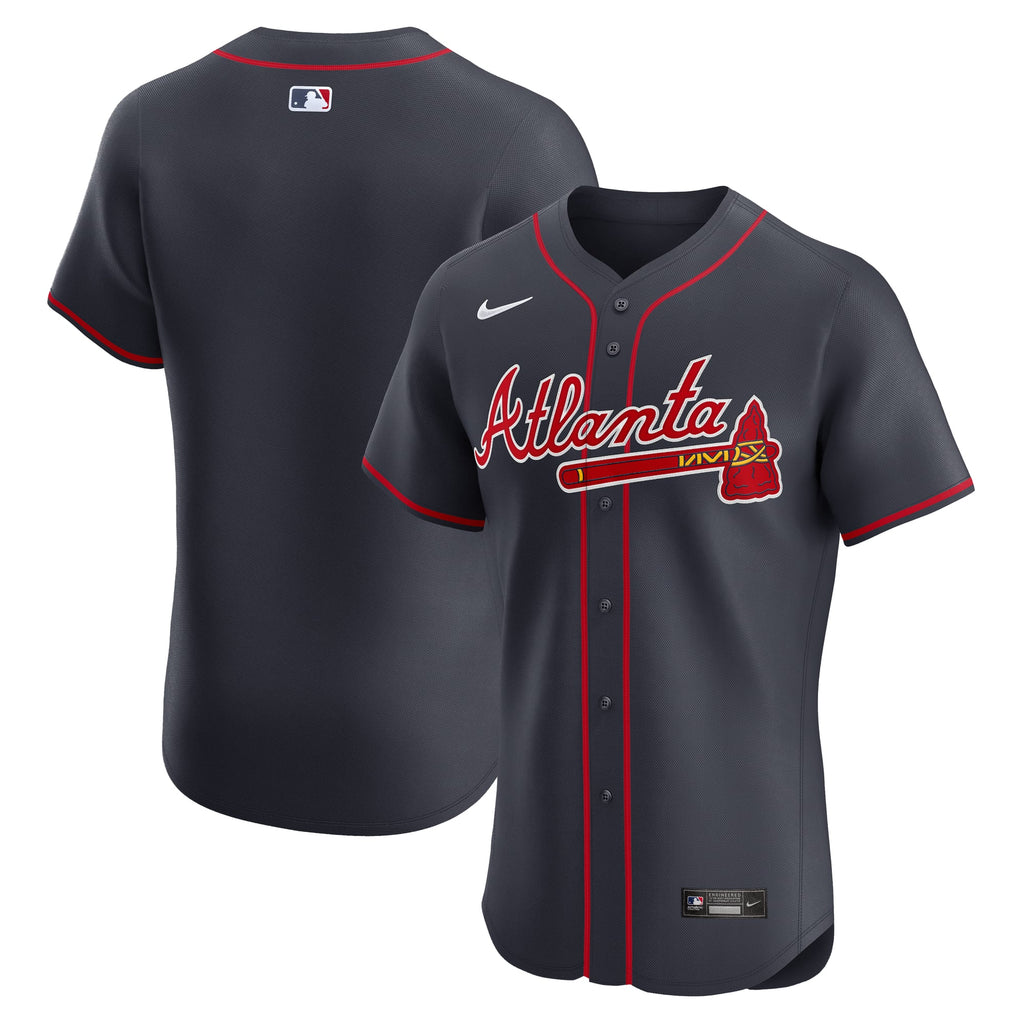 Atlanta Braves Nike Navy Alternate Elite Jersey