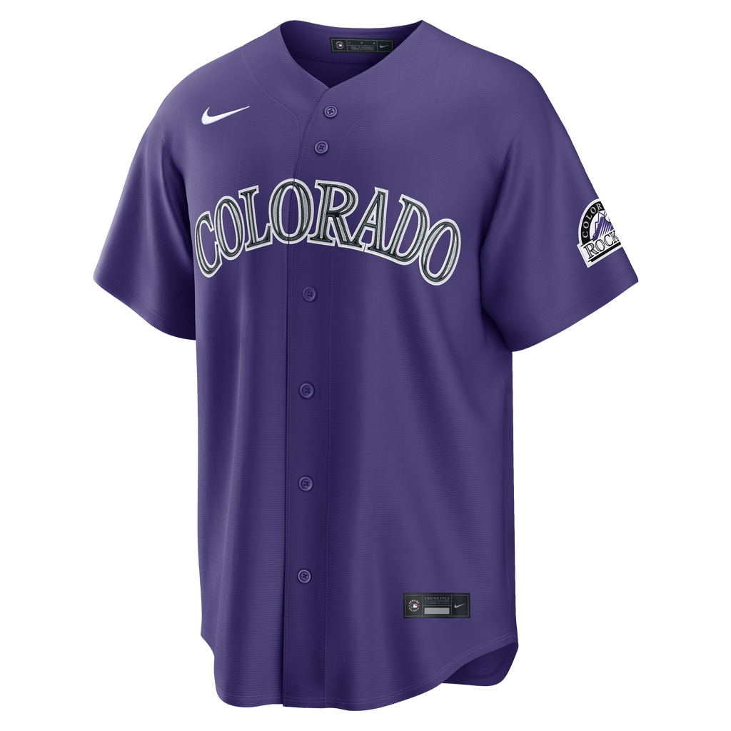 Colorado Rockies Nike Purple Alternate Stadium Jersey