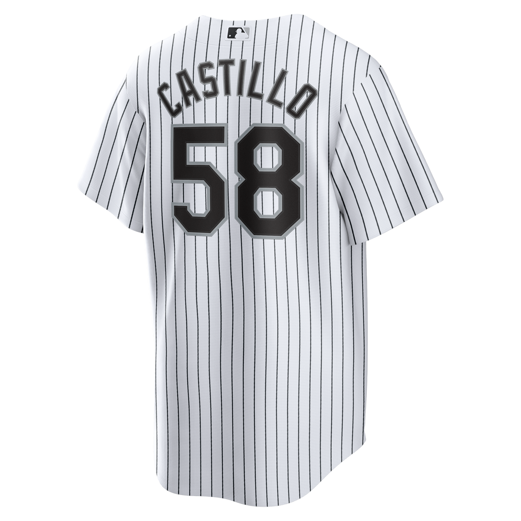 Chicago White Sox Luis Castillo Nike White Home Replica Jersey