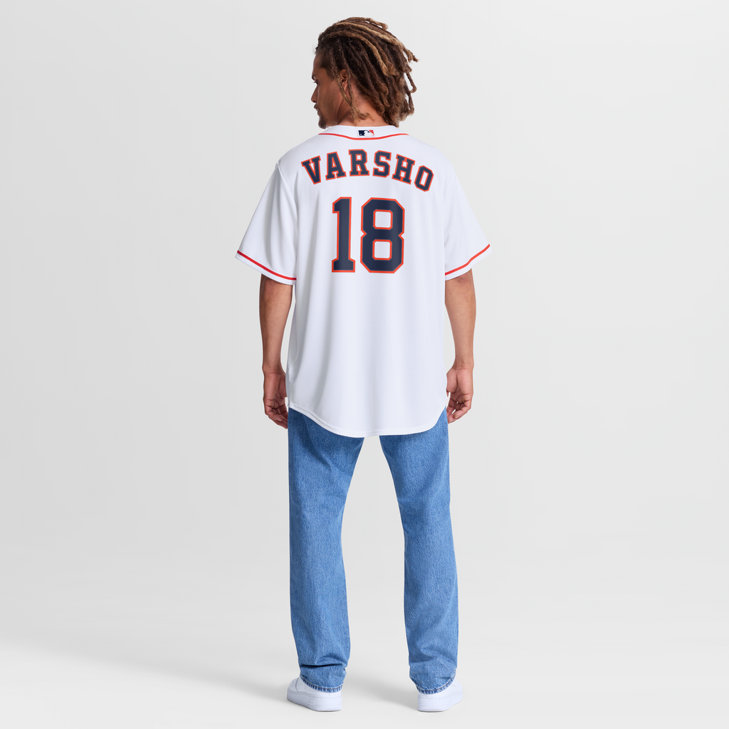 Houston Astros Daulton Varsho Nike White Home Replica Jersey