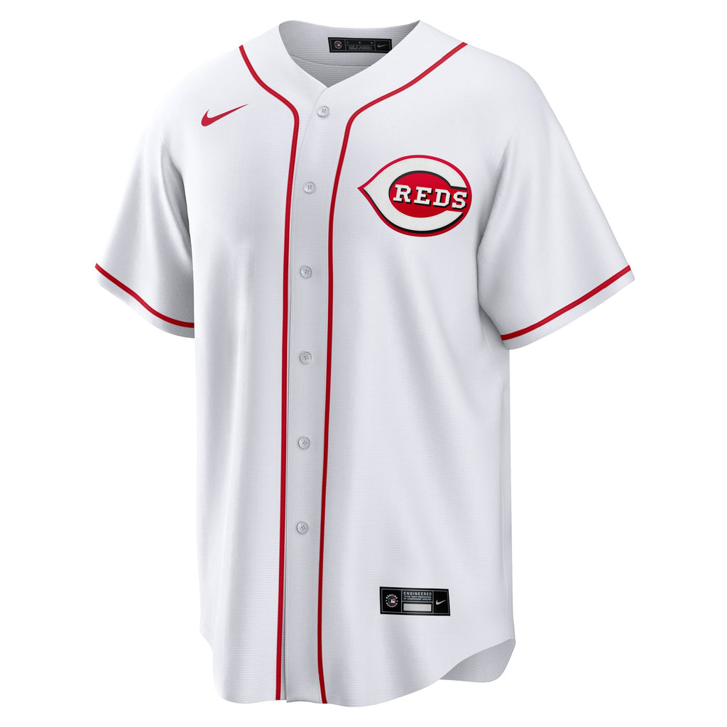 Cincinnati Reds Will Benson Nike White Home Replica Jersey