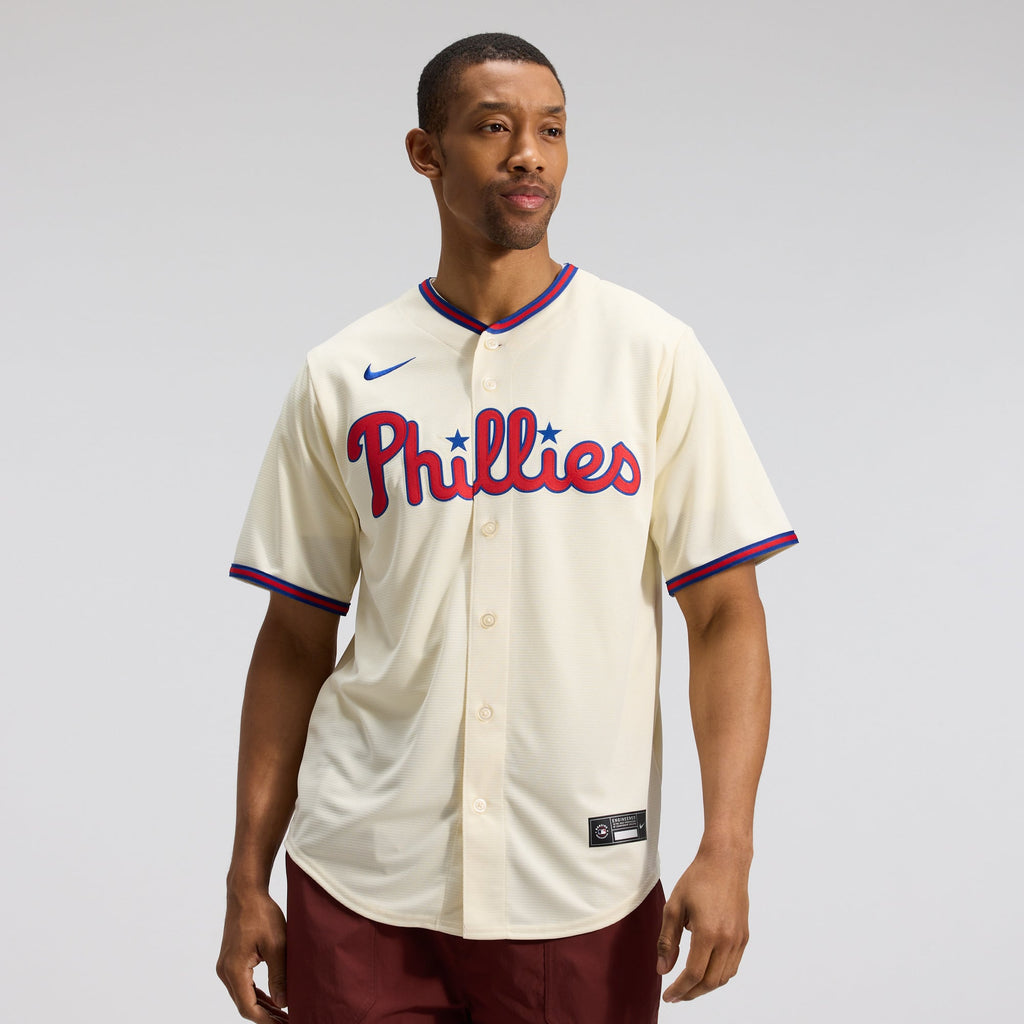Philadelphia Phillies Nike Cream Alternate Replica Jersey