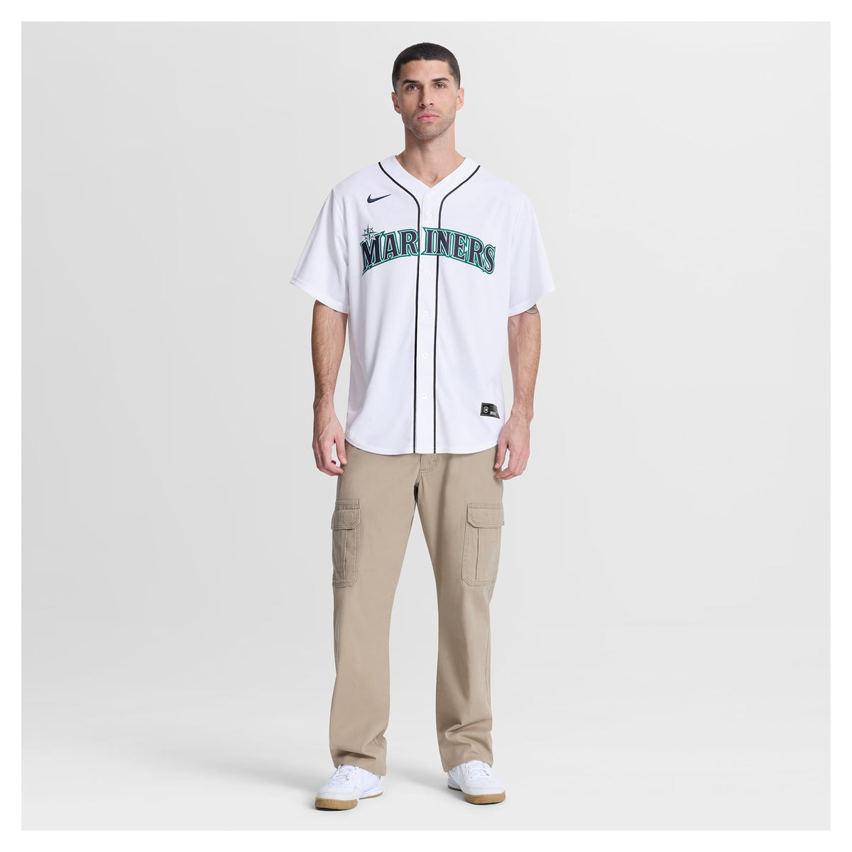 Seattle Mariners Victor Robles Nike White Home Replica Jersey