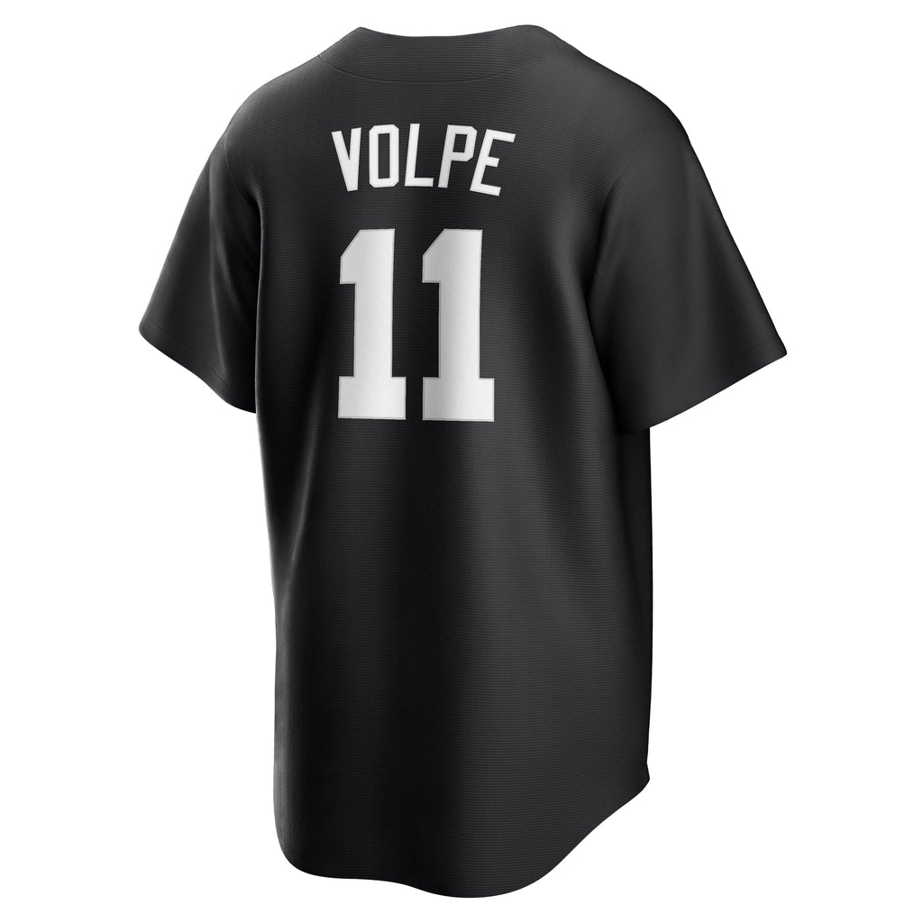 New York Yankees Anthony Volpe Nike Black Fashion Replica Player Jersey
