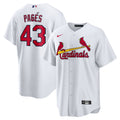 St. Louis Cardinals Pedro Pagés Nike White Home Replica Jersey