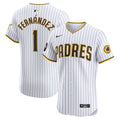 San Diego Padres Tony Fernández Nike White Home Elite Sponsor Patch Player Jersey