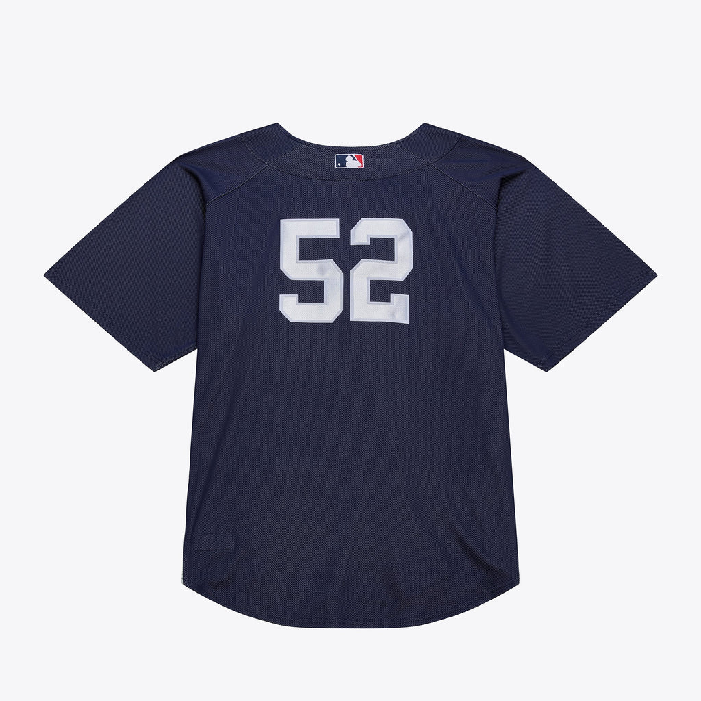 New York Yankees CC Sabathia Mitchell & Ness Navy 2009 Authentic Batting Practice Jersey