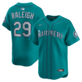 Seattle Mariners Cal Raleigh Nike Teal Alternate Limited Jersey
