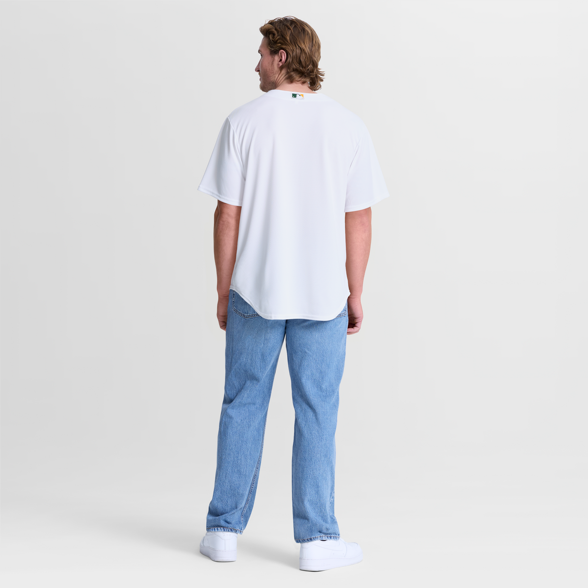 Athletics Nike White Home Replica Jersey