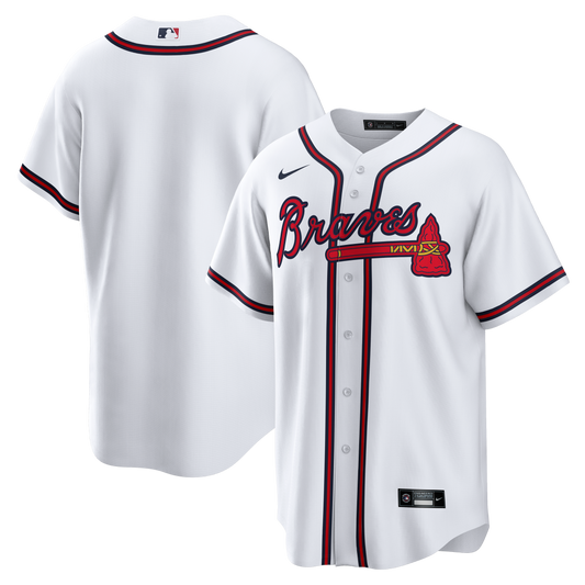 Atlanta Braves Nike White Home Big & Tall Replica Jersey
