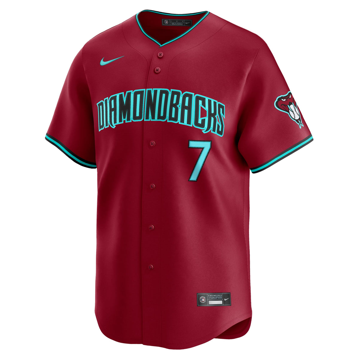 Arizona Diamondbacks Corbin Carroll Nike Black Alternate Limited Player Jersey