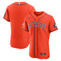 Houston Astros Nike Orange Alternate Sponsor Patch Authentic Jersey