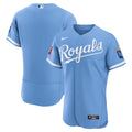Kansas City Royals Nike Light Blue Alternate Sponsor Patch Authentic Jersey