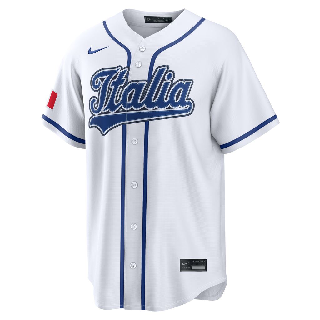 Italy Baseball Vinnie Pasquantino Nike White 2026 World Baseball Classic Home Stadium Jersey