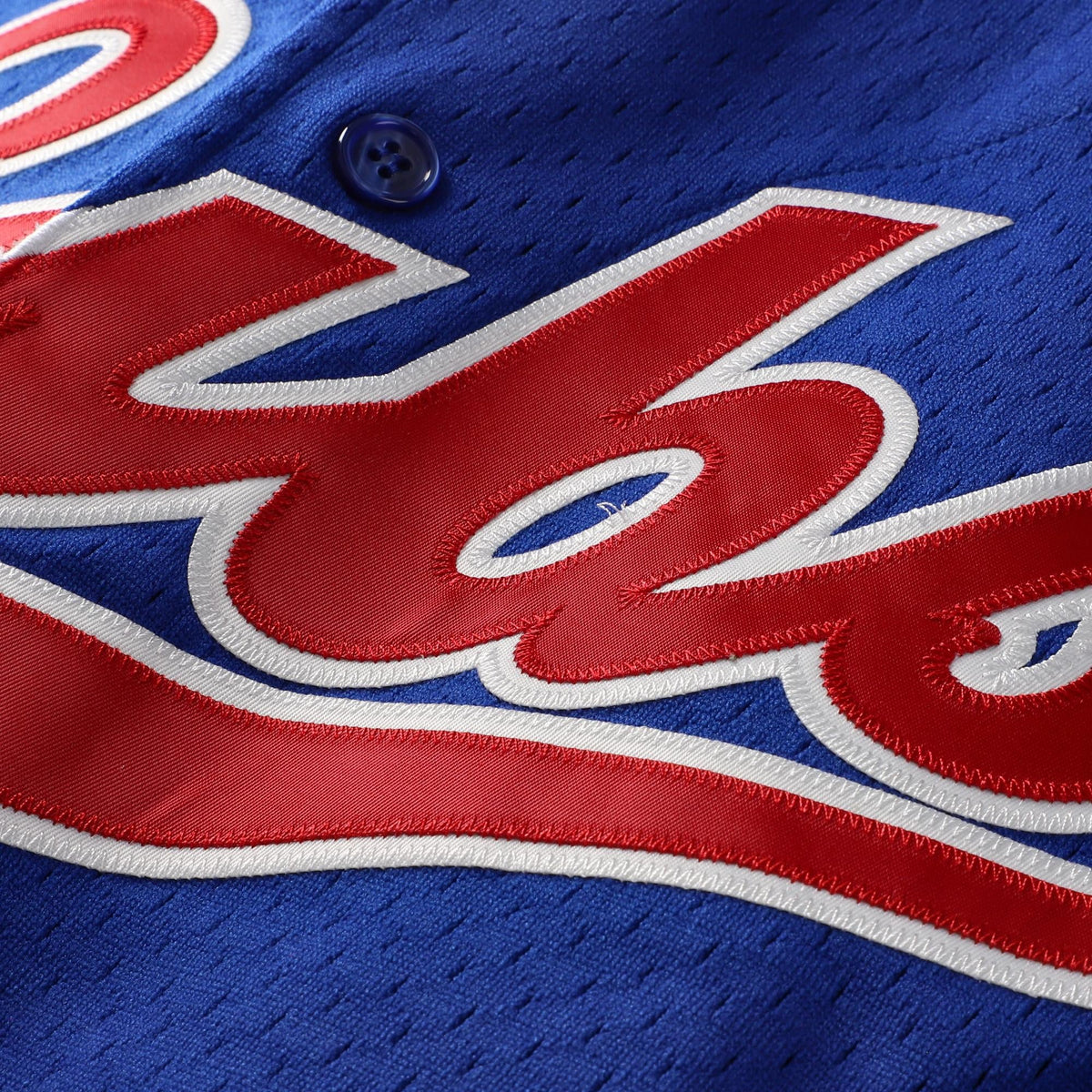 Chicago Cubs Ryne Sandberg Mitchell & Ness Royal Cooperstown Collection 1996 Mesh Batting Practice Button-Up Jersey