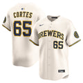 Milwaukee Brewers Nestor Cortes Nike Cream Home Limited Player Jersey