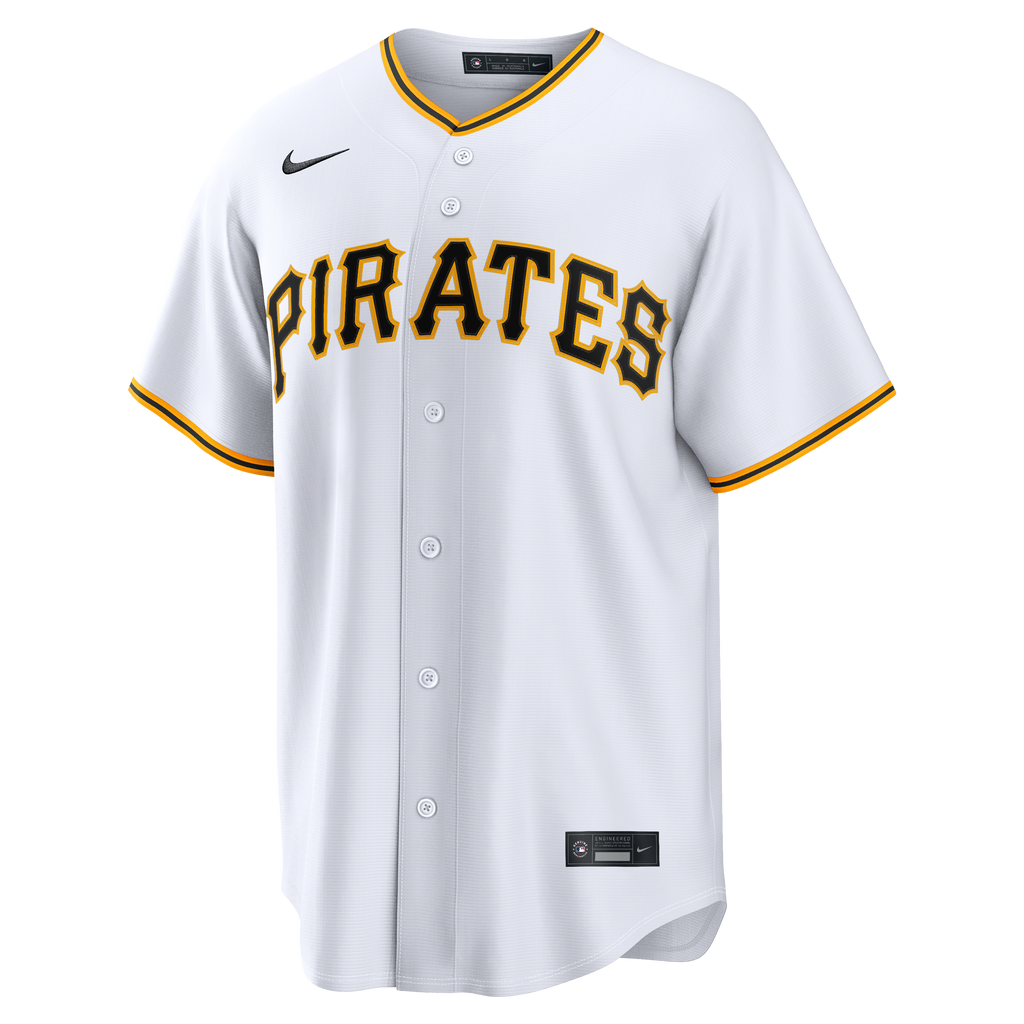 Pittsburgh Pirates Camilo Doval Nike White Home Replica Jersey