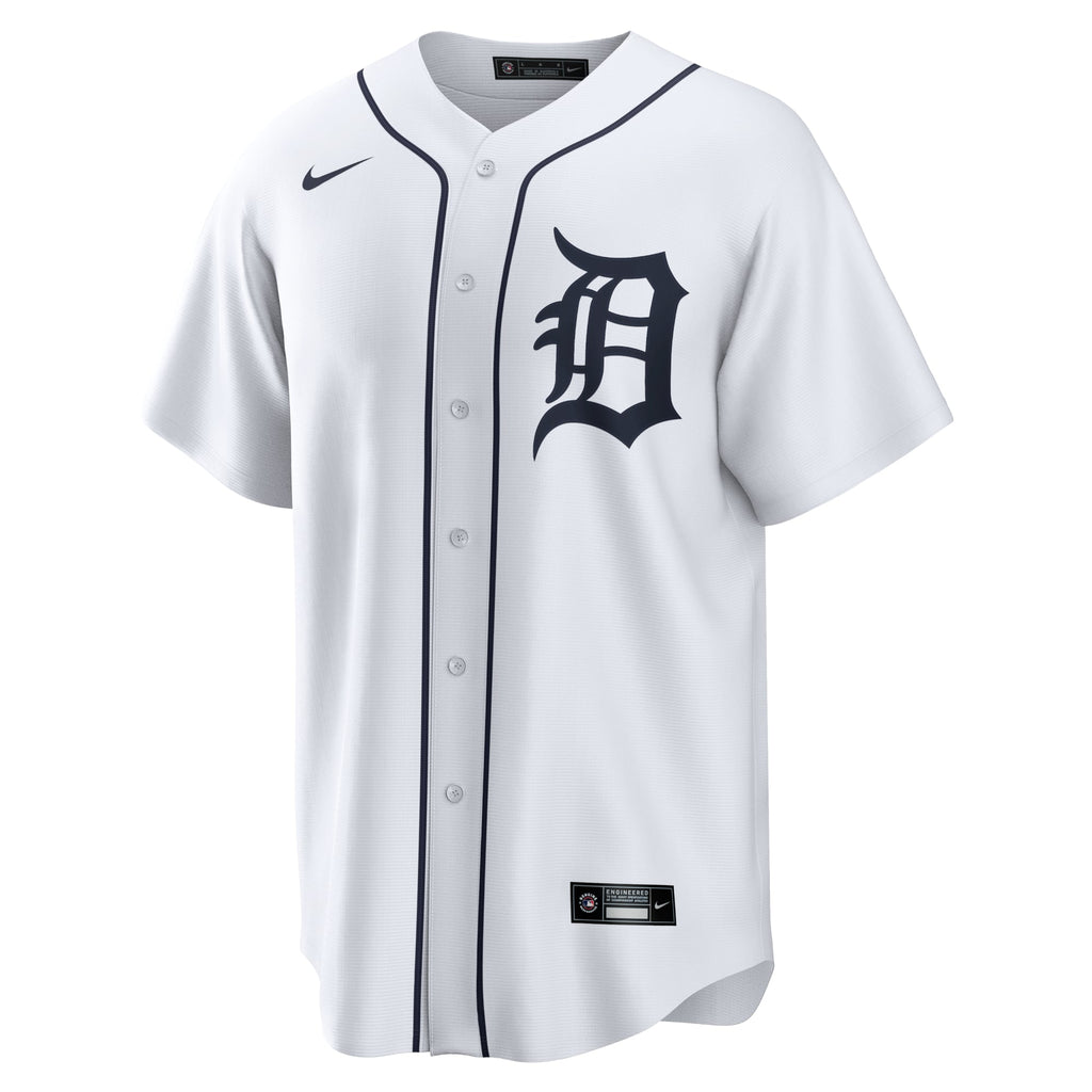 Detroit Tigers Nike White Home Replica Team Jersey
