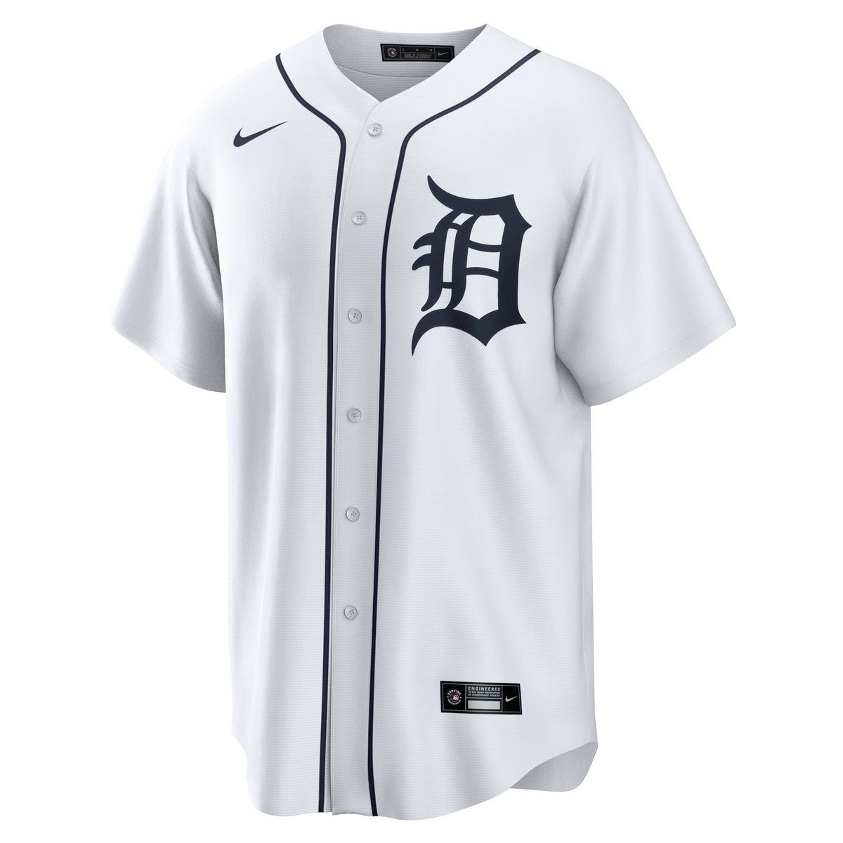 Detroit Tigers Nike White Home Replica Team Jersey
