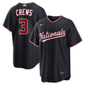 Washington Nationals Dylan Crews Nike Navy Alternate Replica Jersey