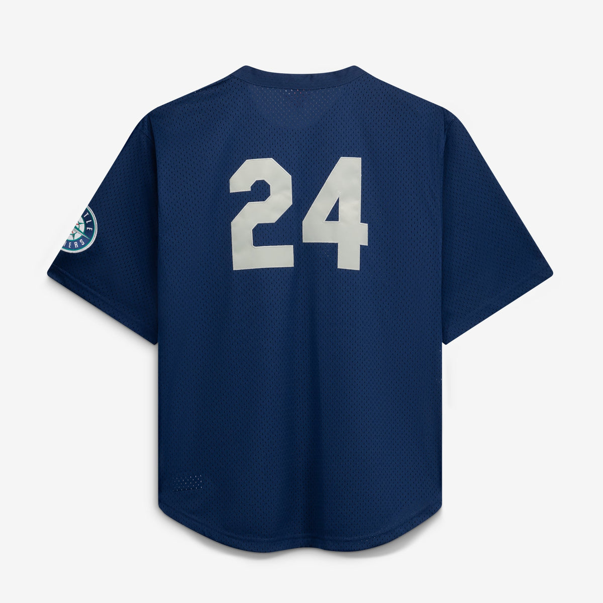 Seattle Mariners Mitchell & Ness Navy Big & Tall Cooperstown Collection Mesh Batting Practice Jersey