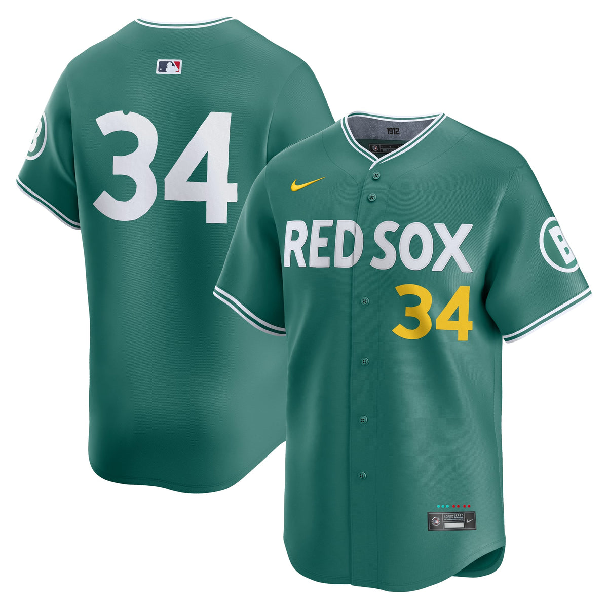 Boston Red Sox David Ortiz Nike Green 2025 City Connect Limited Retired Player Jersey