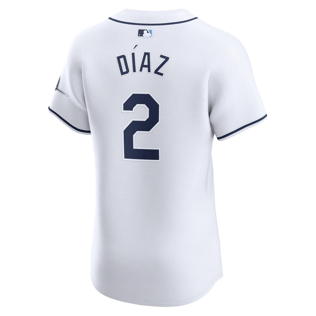 Tampa Bay Rays Yandy Diaz Nike White Home Elite Player Jersey