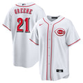 Cincinnati Reds Hunter Greene Nike White Home Replica Jersey