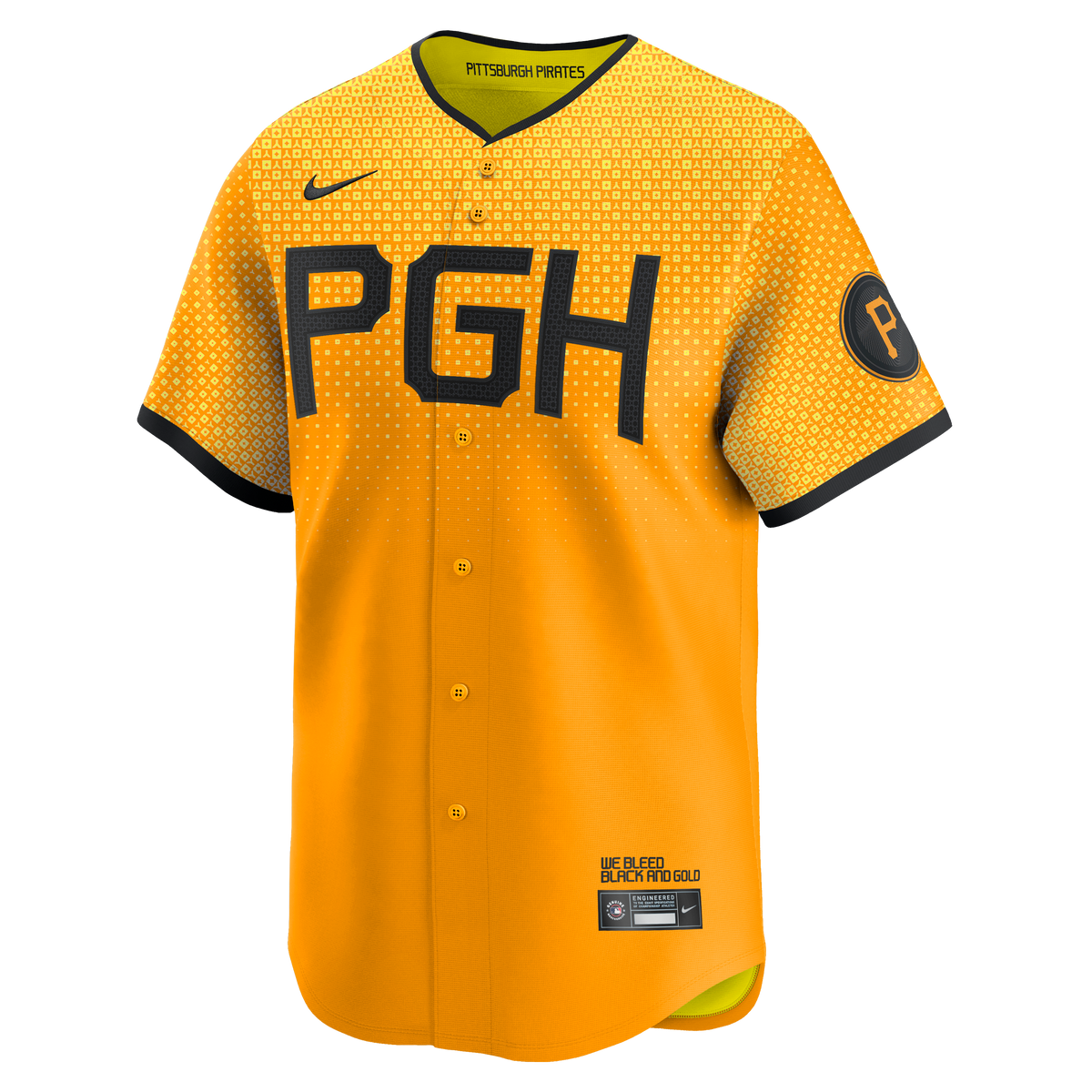 Pittsburgh Pirates Oneil Cruz Nike Gold City Connect Limited Jersey