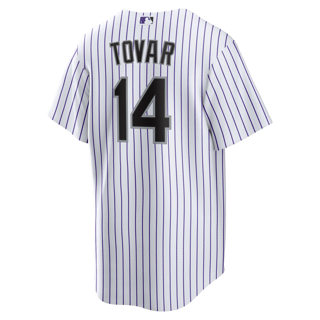 Colorado Rockies Ezequiel Tovar Nike White Home Replica Jersey
