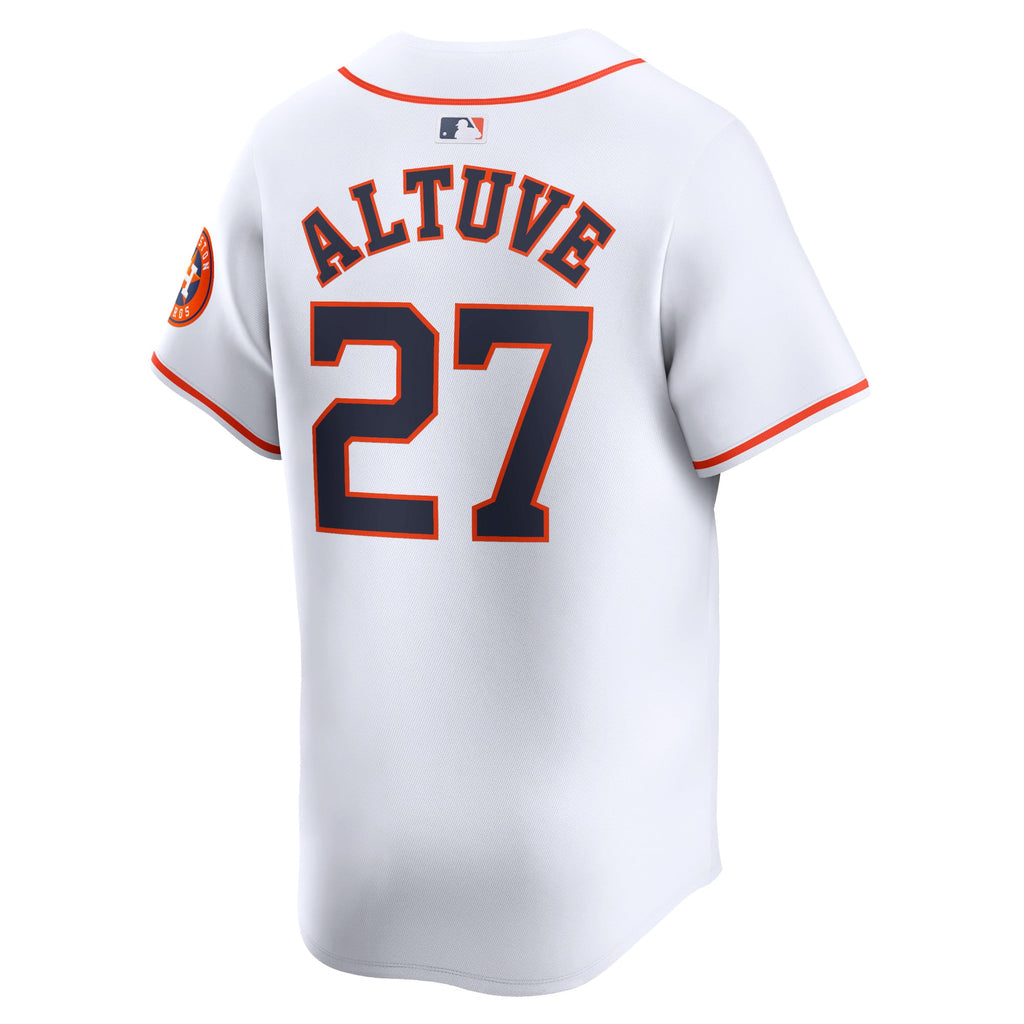 Houston Astros Jose Altuve Nike White Home Limited Player Jersey