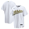 Athletics Nike White Home Replica Jersey
