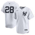 New York Yankees Austin Wells Nike White Home Limited Player Jersey