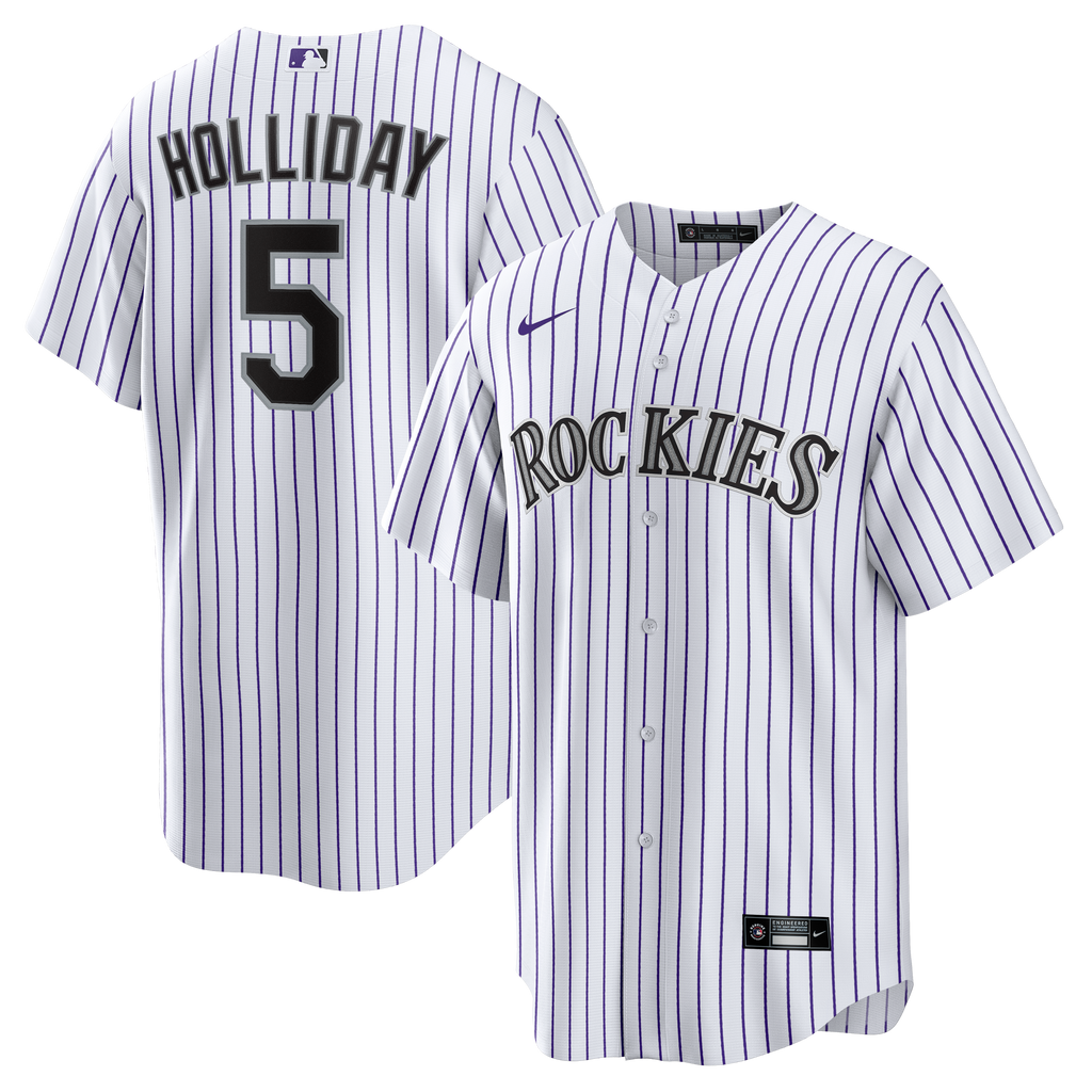 Colorado Rockies Matt Holliday Nike White Home Retired Player Replica Jersey