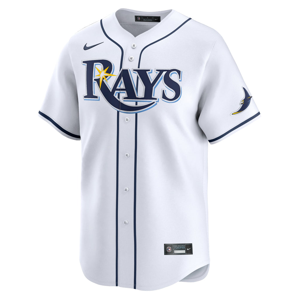 Tampa Bay Rays Brandon Lowe Nike White Home Limited Player Jersey