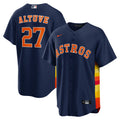Houston Astros Jose Altuve Nike Navy Alternate 2 Replica Jersey