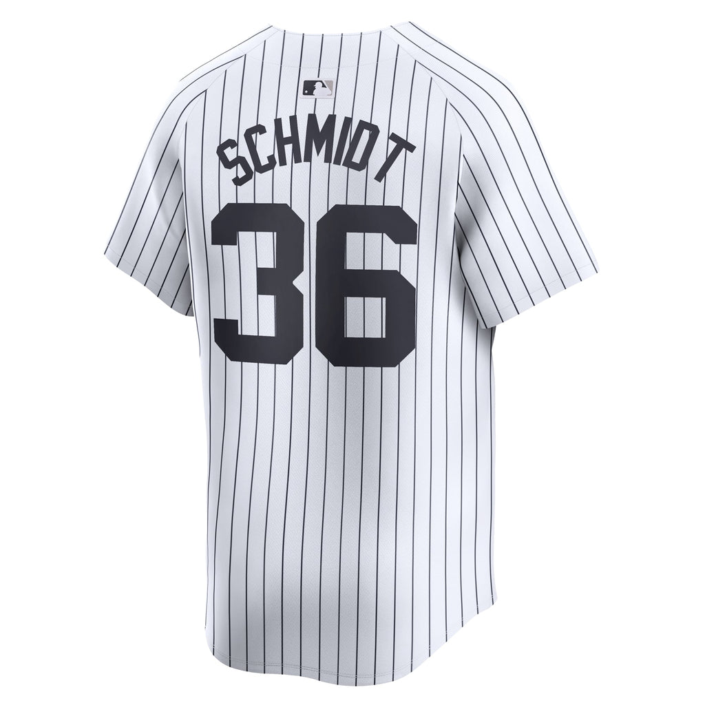 New York Yankees Clarke Schmidt Nike White Home Limited Player Jersey